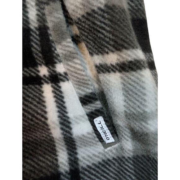 O’Neill Women’s Med 1/4 Zip Polar Fleece Hoodie Pullover Pockets Warm Midweight - Picture 4 of 6